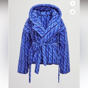 Norma Kamali Hooded Sleeping Bag Coat Size M/L